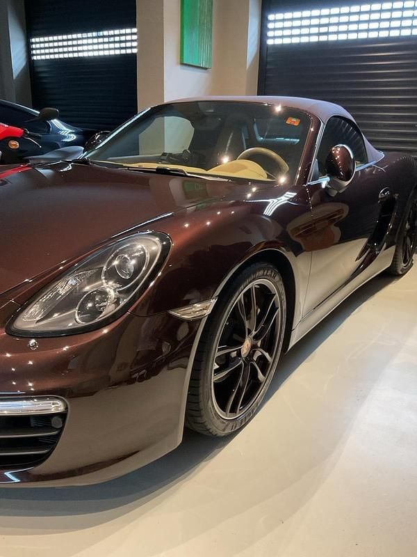 Gebraucht Porsche Boxster 265 PS (194 kW) 2014 Braun Cabrio