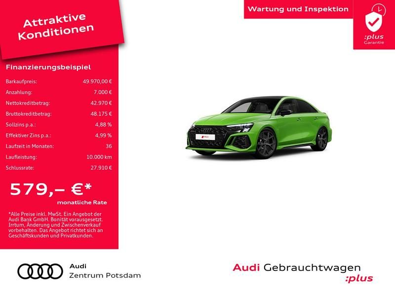 Gebraucht Audi RS3 Ambiente 400 PS (294 kW) 2022 Kyalamigrün Limousine