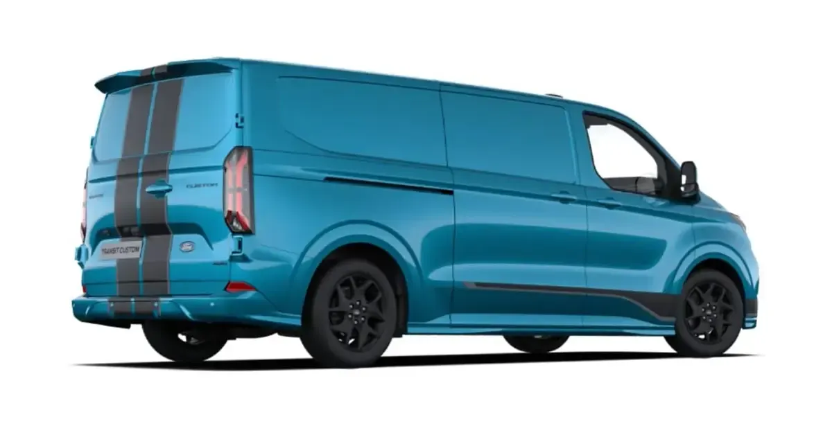 Neu Ford Transit Custom Sport 170 PS (125 kW) 2026 Digital aqua blue metallic Van / Kleinbus