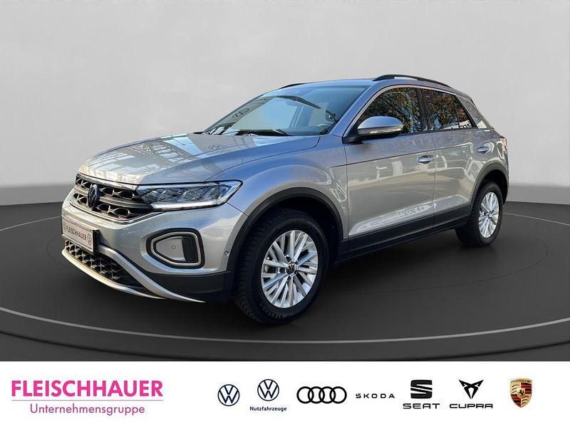 Silber Gebraucht 2022 VW T-Roc Life SUV | 22.970 € (Superpreis) - Bild 1/4