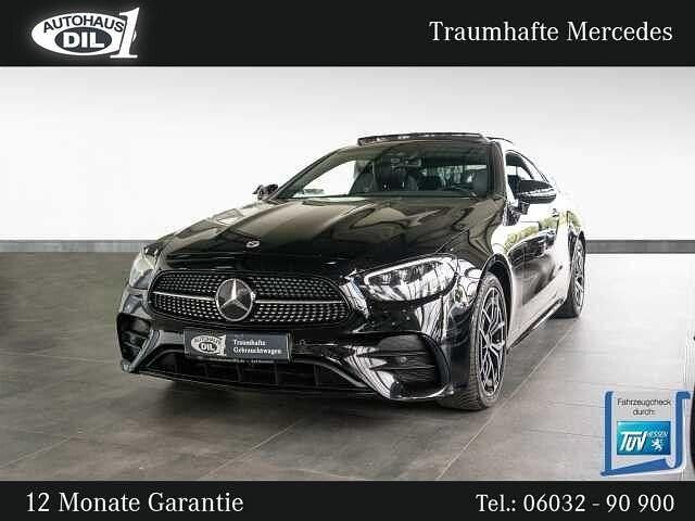 Schwarz Gebraucht 2021 Mercedes E220 AMG Coupé | 44.850 € (Teuer) - Bild 1/3