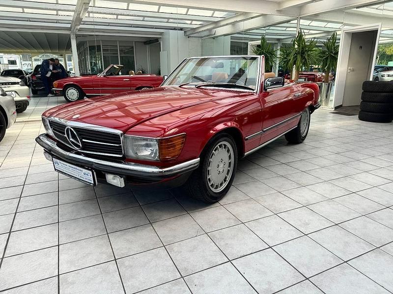 Rot Gebraucht 1983 Mercedes SL500 Cabrio | 22.500 € - Bild 1/4