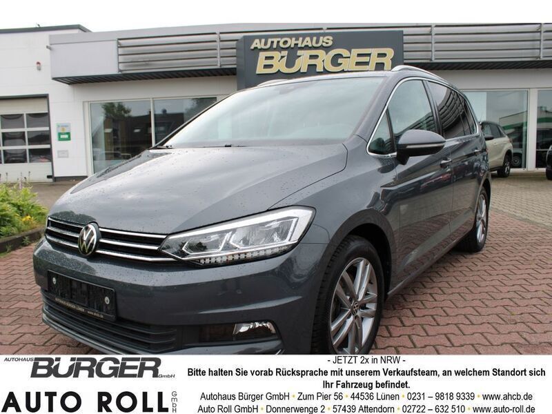 Grau Gebraucht 2021 VW Touran Highline Van / Kleinbus | 27.370 € (Fairer Preis) - Bild 1/4