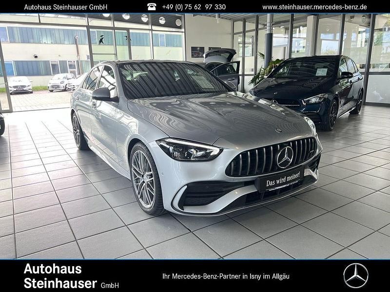 Lack hightechsilber Gebraucht 2024 Mercedes C43 AMG Premium Plus Limousine | 57.900 € (Guter Preis) - Bild 1/4