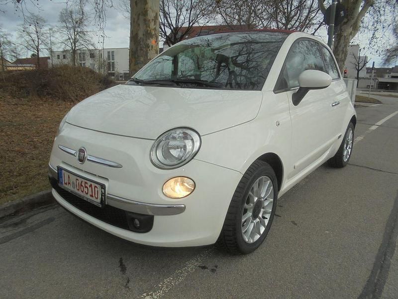 Gebraucht Fiat 500 Lounge 69 PS (50 kW) 2013 Weiß Cabrio