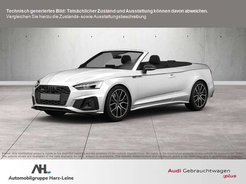 Weiß Gebraucht 2022 Audi A5 Cabriolet S-Line Cabrio | 39.430 € (Guter Preis) - Bild 1/4