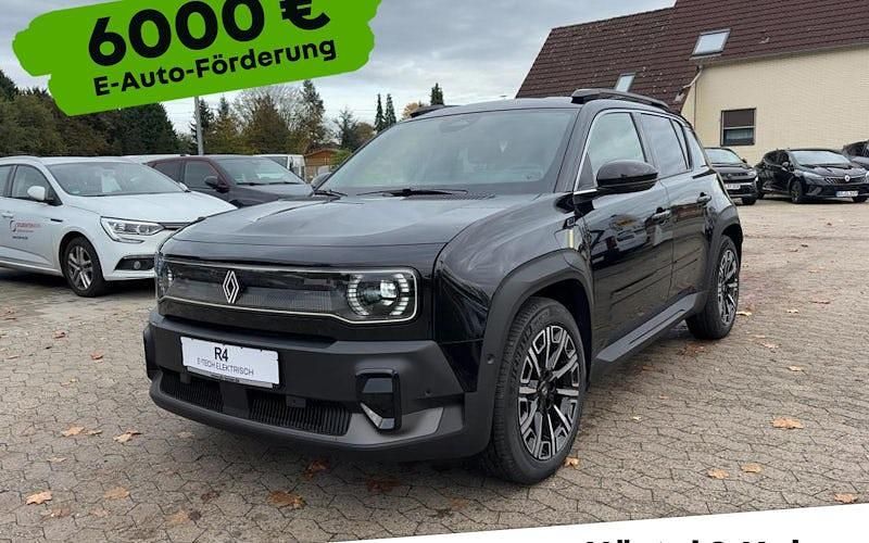 Black pearlschwarz metallic (schwarz) Neu 2025 Renault 4 E-Tech Iconic SUV | 34.390 € (Fairer Preis) - Bild 1/4