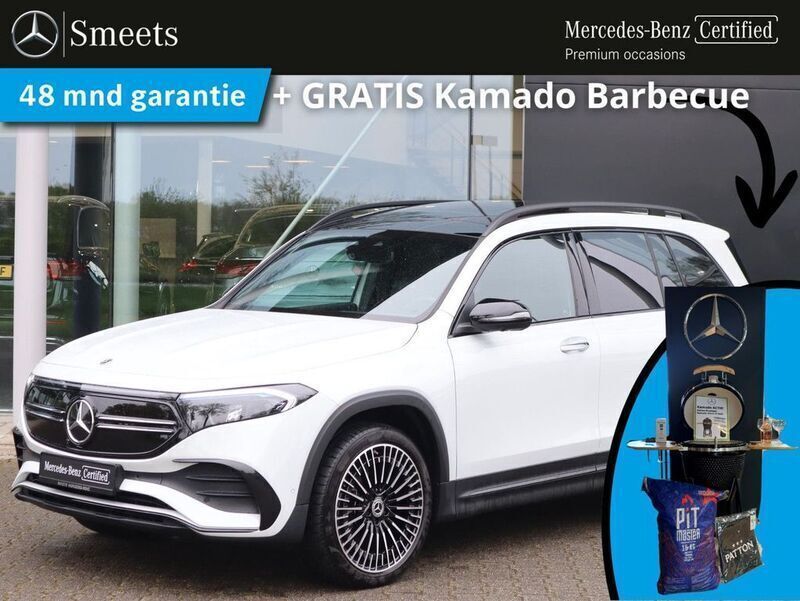 Weiß Gebraucht 2024 Mercedes EQB250 AMG line SUV | 45.945 € - Bild 1/4