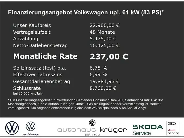 Używany VW e-up! Edition 61 kW (83 KM) 2023 Srebrny Hatchback