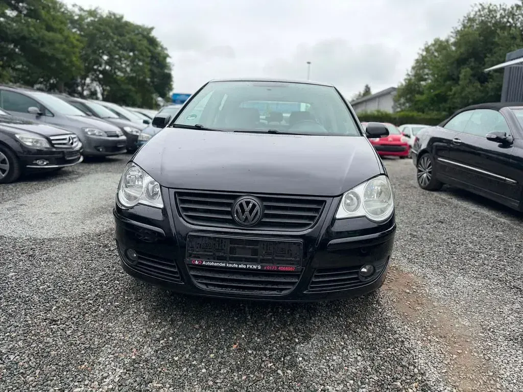 Gebraucht VW Polo Trendline 80 PS (58 kW) 2009 Schwarz Kleinwagen