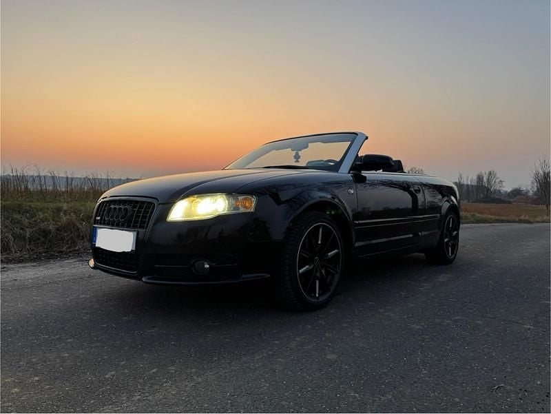 Schwarz Gebraucht 2006 Audi A4 Cabriolet S-Line Cabrio | 4.800 € (Guter Preis) - Bild 1/4