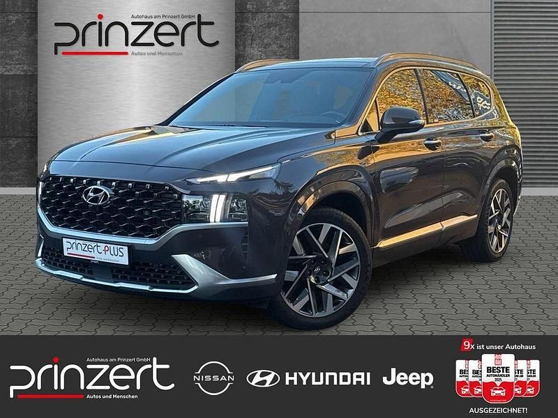 Taiga brown / mic Gebraucht 2021 Hyundai Santa Fe Signature SUV | 33.470 € (Fairer Preis) - Bild 1/3
