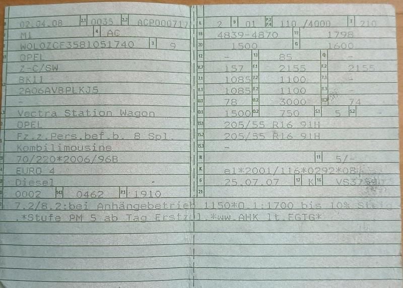 Gebraucht Opel Vectra 150 PS (110 kW) 2008 Blau Kombi