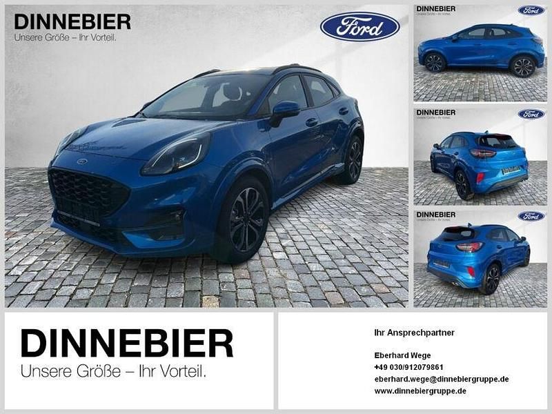 Blau (metallic) Gebraucht 2024 Ford Puma ST-Line X SUV | 25.890 € (Fairer Preis) - Bild 1/1
