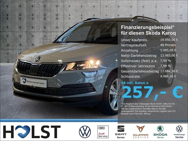 Grau Gebraucht 2021 Skoda Karoq Style SUV | 19.950 € (Fairer Preis) - Bild 1/4