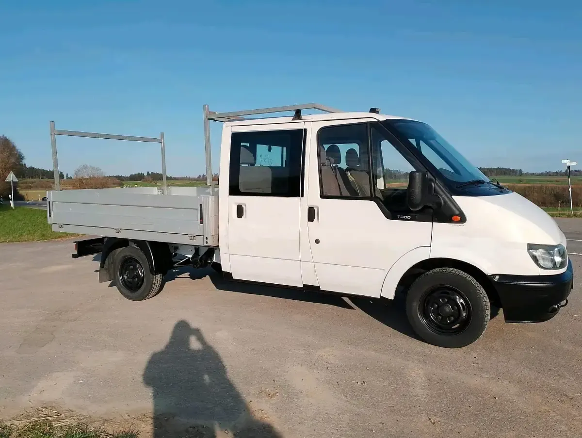 Brugt Ford Transit 75 HK (55 kW) 2001 Hvid Pickup / Ladvogn