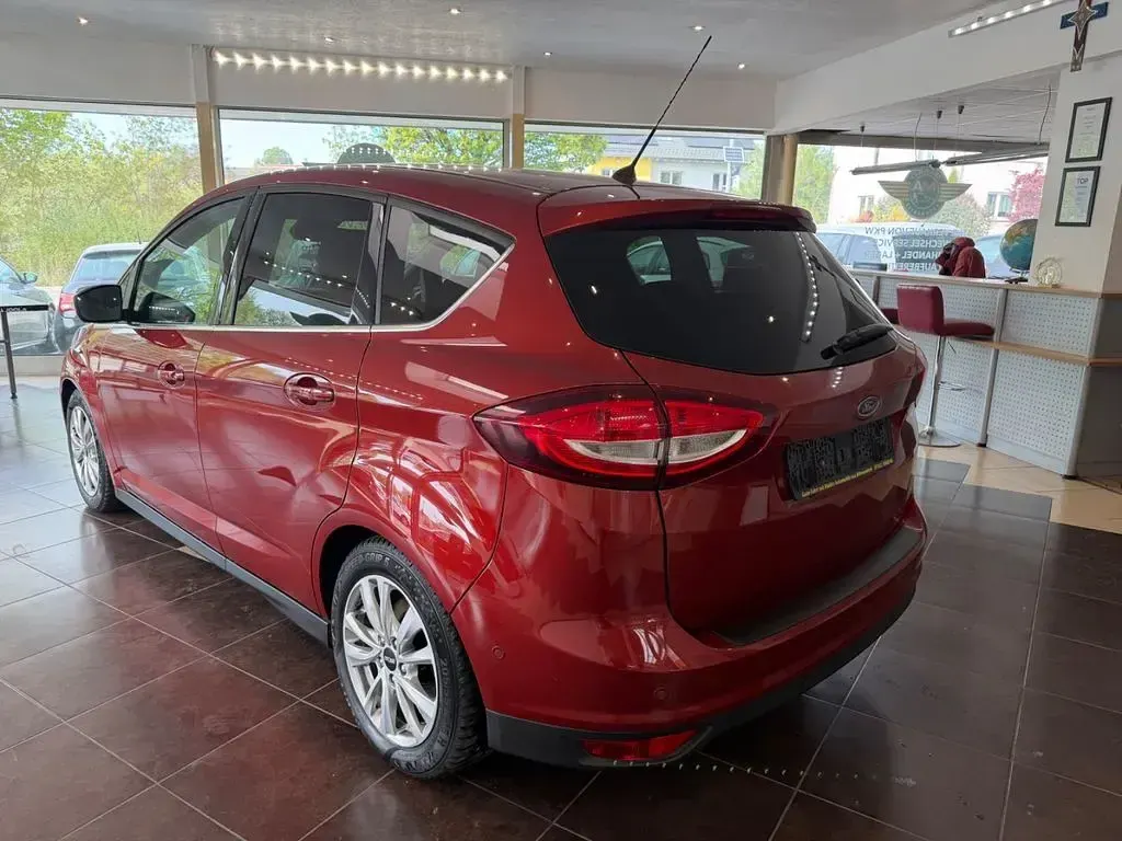 Usata Ford C-MAX Titanium 150 CV (110 kW) 2015 Rosso Monovolume