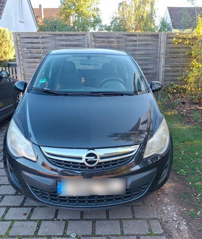 Schwarz Gebraucht 2012 Opel Corsa Edition Kleinwagen | 800 € (Superpreis) - Bild 1/4
