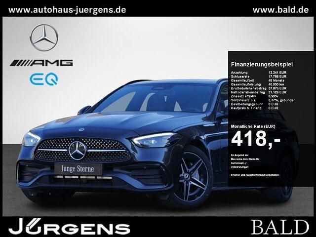Gebraucht Mercedes C300e AMG 204 PS (150 kW) 2023 Metalliclack graphitgrau Kombi