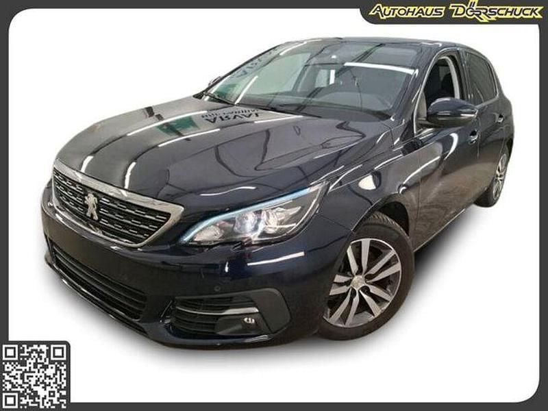 Schwarz (metallic) Gebraucht 2020 Peugeot 308 GT-line Limousine | 11.490 € (Guter Preis) - Bild 1/4