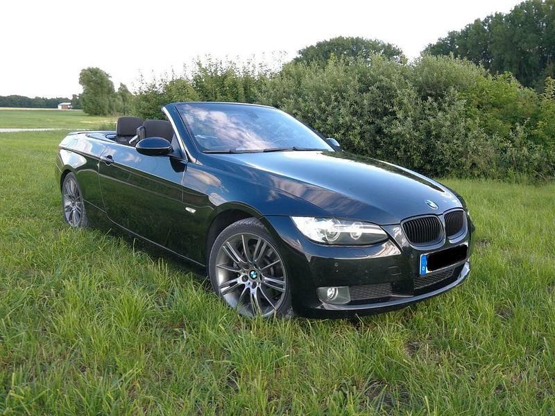 Schwarz Gebraucht 2008 BMW 325 Cabriolet M Sport Cabrio | 11.000 € (Fairer Preis) - Bild 1/4