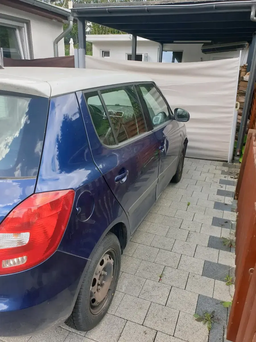 Gebraucht Skoda Fabia 69 PS (50 kW) 2008 Blau Kleinwagen
