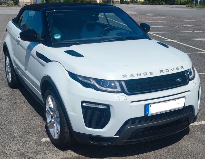 Blau Gebraucht 2017 Land Rover Range Rover evoque HSE Cabrio | 29.500 € (Fairer Preis) - Bild 1/4