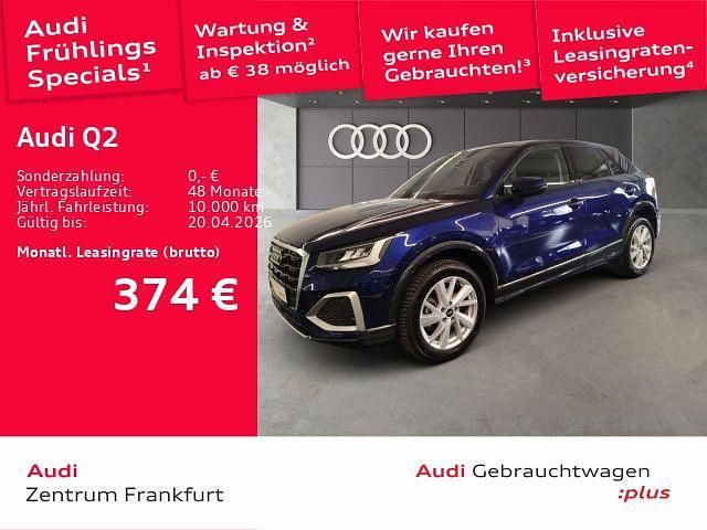 Gebraucht Audi Q2 Advanced Plus 150 PS (110 kW) 2025 Navarrablau metallic SUV