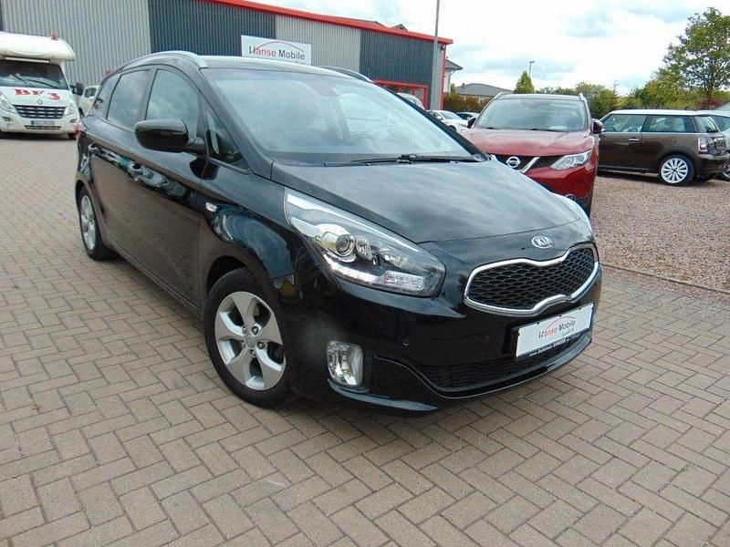 Schwarz Gebraucht 2014 Kia Carens Vision Van / Kleinbus | 9.980 € (Fairer Preis) - Bild 1/4