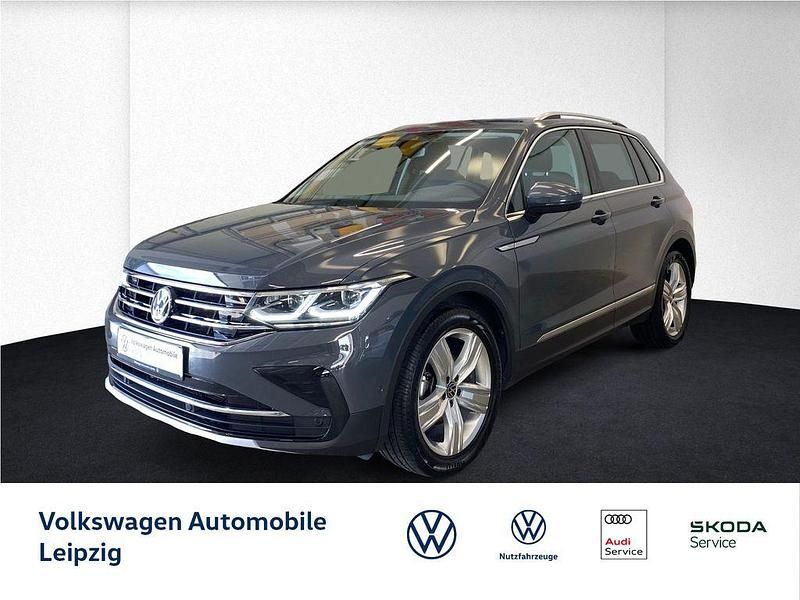 Grau Gebraucht 2021 VW Tiguan Elegance SUV | 28.930 € (Guter Preis) - Bild 1/3
