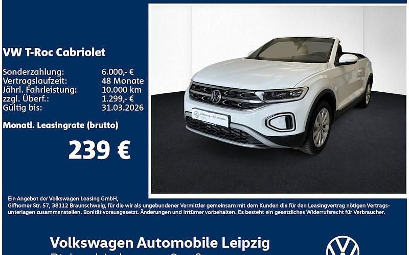 Neu VW T-Roc Style 116 PS (85 kW) 2025 Weiß SUV