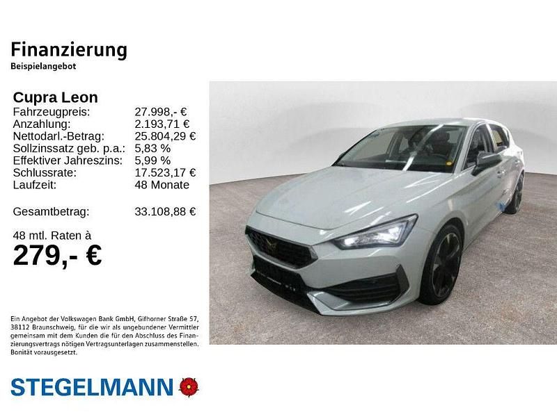 Gebraucht Cupra Leon 150 PS (110 kW) 2024 "nevada" weiss Limousine