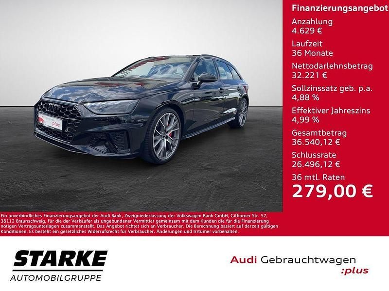 Schwarz Gebraucht 2024 Audi A4 S-Line Kombi | 36.850 € (Fairer Preis) - Bild 1/4
