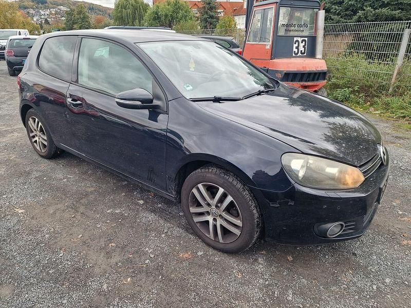 Schwarz Gebraucht 2009 VW Golf VI Comfortline Limousine | 2.000 € (Superpreis) - Bild 1/4