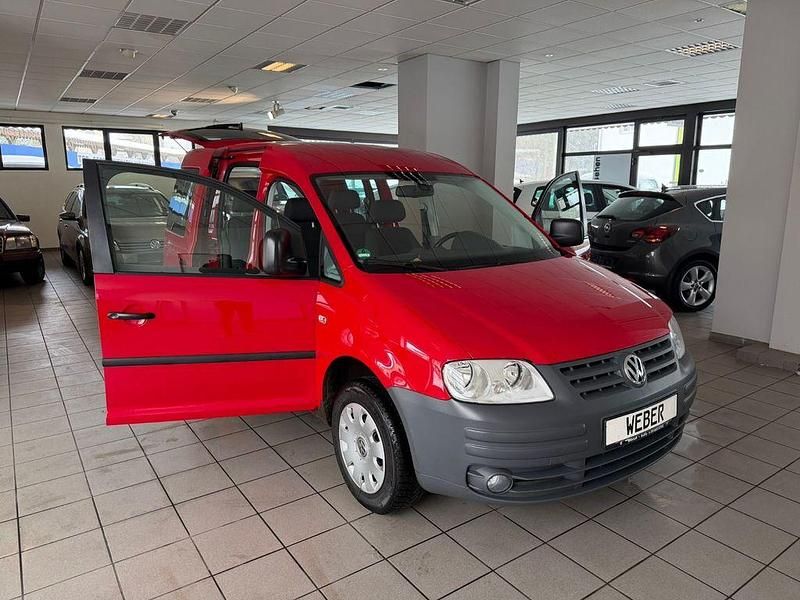 Gebraucht VW Caddy Team 80 PS (58 kW) 2010 Rot Van / Kleinbus