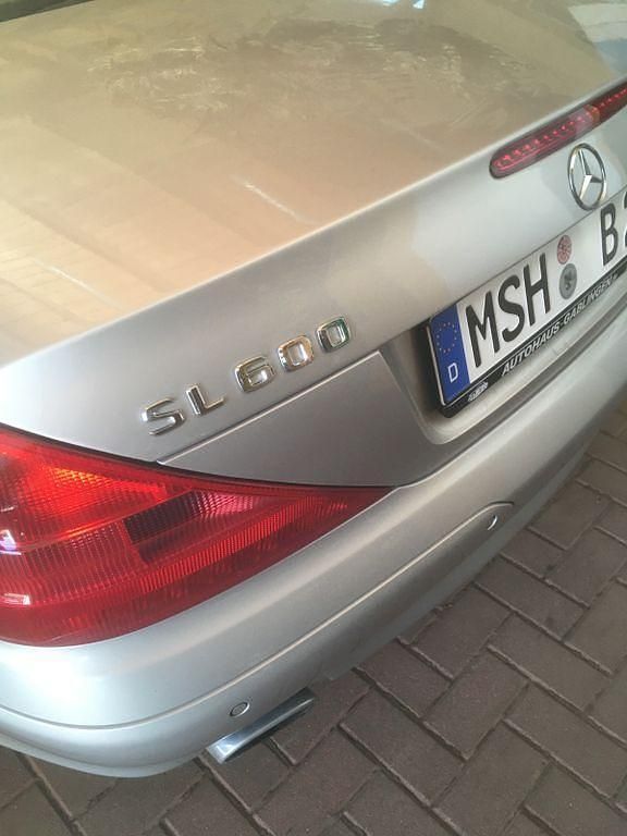 Silber Gebraucht 2006 Mercedes SL600 Cabrio | 32.500 € (Superpreis) - Bild 1/4