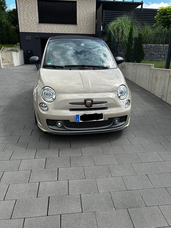 Beige Gebraucht 2015 Abarth 595C Cabrio | 11.595 € (Fairer Preis) - Bild 1/4