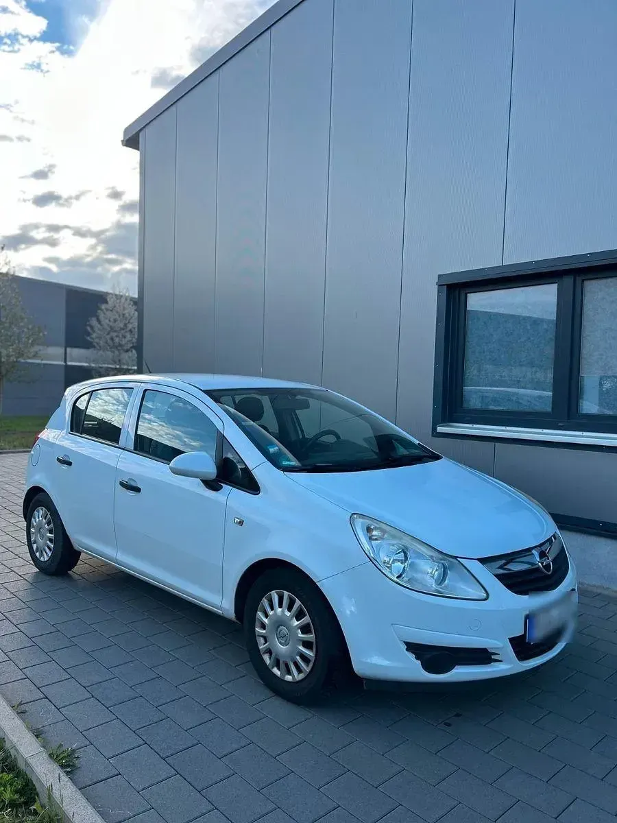 Gebraucht Opel Corsa Eco 69 PS (50 kW) 2010 Weiß Kleinwagen