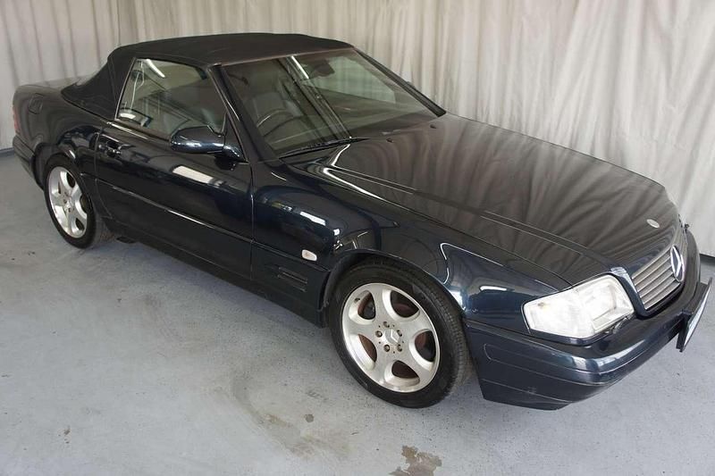 Gebraucht Mercedes SL320 224 PS (164 kW) 2000 Smaragdschwarz 189 Cabrio