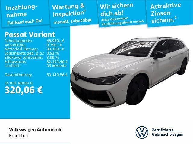 Oryxweiß perlmutteffekt Gebraucht 2025 VW Passat R-line Kombi | 48.950 € (Fairer Preis) - Bild 1/4
