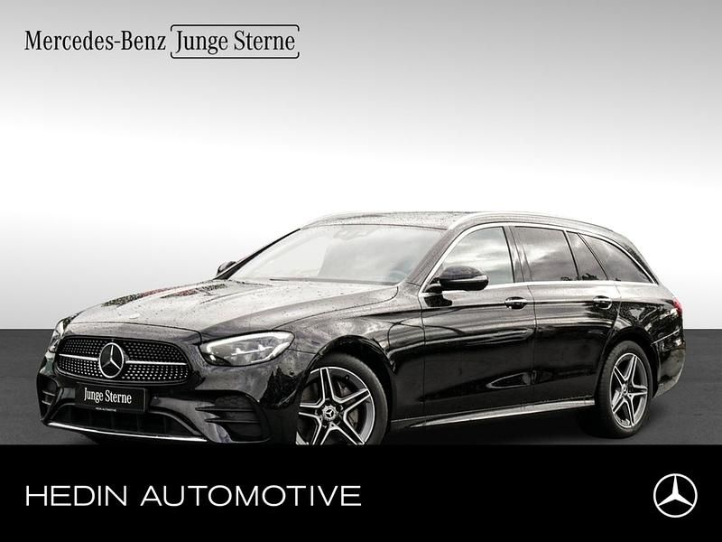 Schwarz Gebraucht 2022 Mercedes E220 AMG Limousine | 42.490 € (Teuer) - Bild 1/4