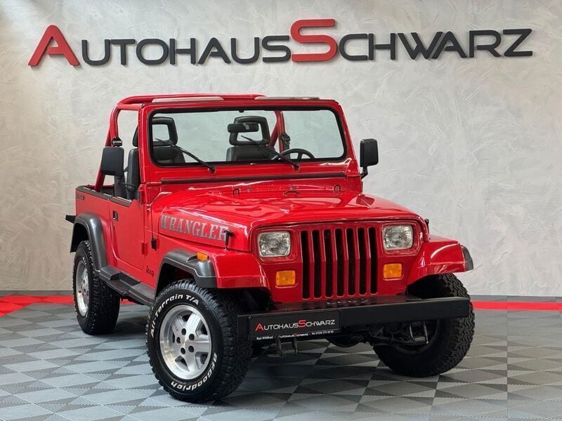 Rot/schwarz Gebraucht 1990 Jeep Wrangler Sport SUV | 31.990 € - Bild 1/4