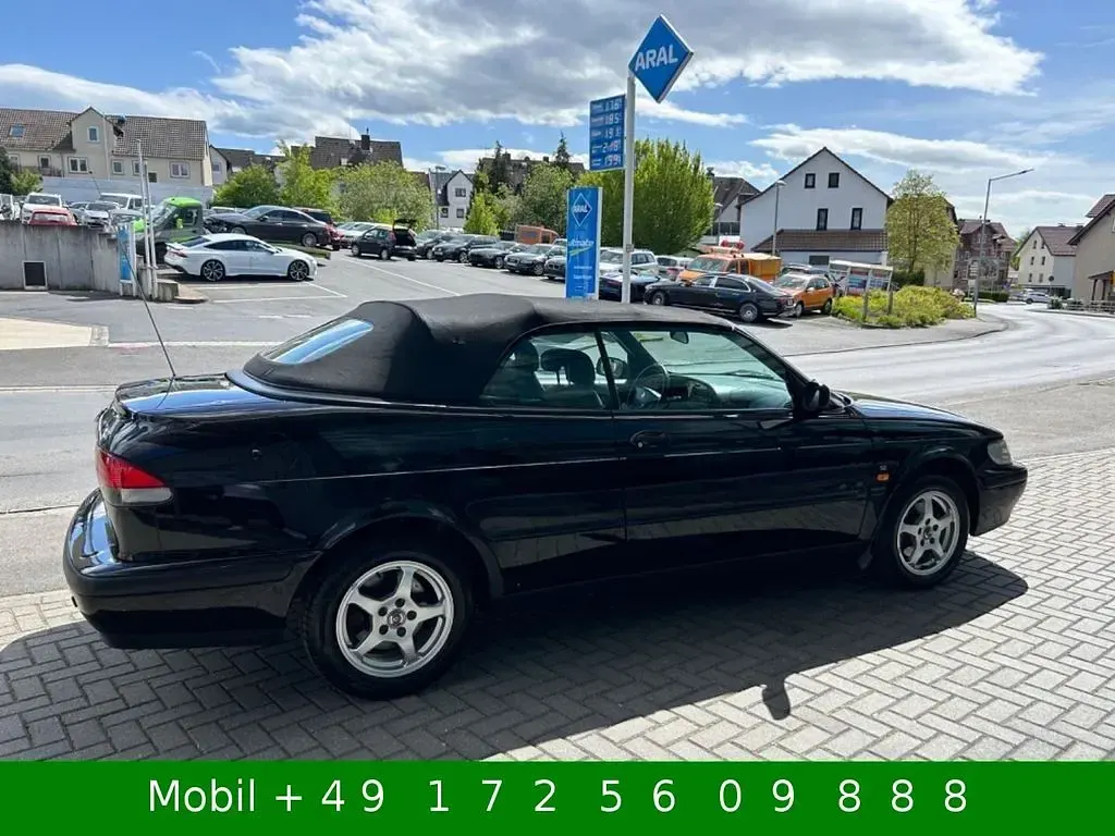 Używany Saab 9-3 Cabriolet 154 KM (113 kW) 1999 Czarny Kabriolet