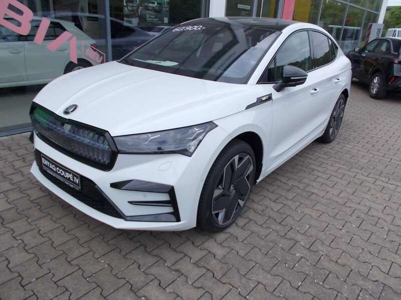 Moonweiss metallic Neu 2025 Skoda Enyaq iV Suite SUV | 60.990 € (Etwas zu teuer) - Bild 1/4