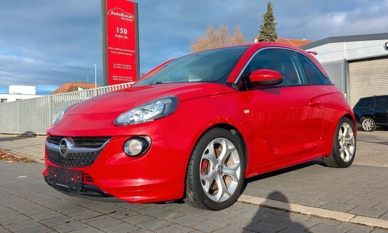 Fire red (uni) Gebraucht 2015 Opel Adam S Kleinwagen | 7.999 € (Guter Preis) - Bild 1/4