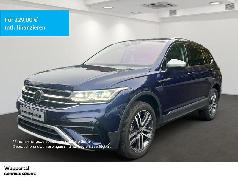 Blau Gebraucht 2022 VW Tiguan Allspace Elegance SUV | 34.490 € (Fairer Preis) - Bild 1/4