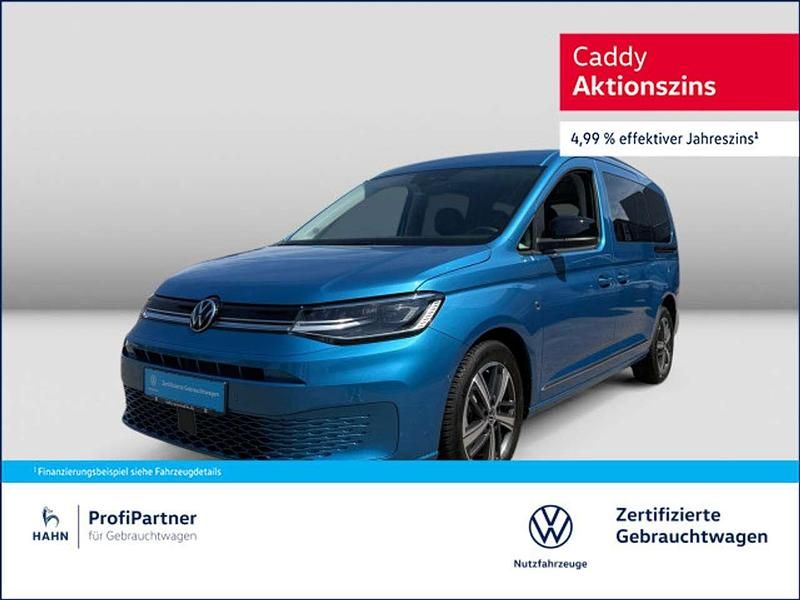 Gebraucht VW Caddy Style 122 PS (89 kW) 2024 Costa azul metallic Van / Kleinbus