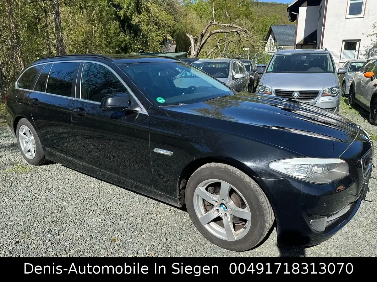 Gebraucht BMW 520 Sport Line 184 PS (135 kW) 2012 Schwarz Kombi