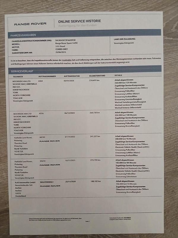 Gebraucht Land Rover Range Rover HSE Dynamic 306 PS (225 kW) 2015 Grau SUV