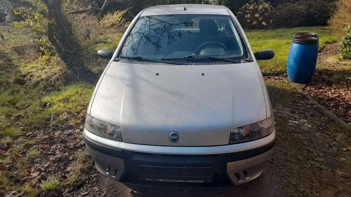 Gebraucht Fiat Punto 60 PS (44 kW) 2003 Silber Kleinwagen
